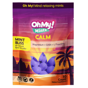 mint bliss -calm stress relief supporting mints